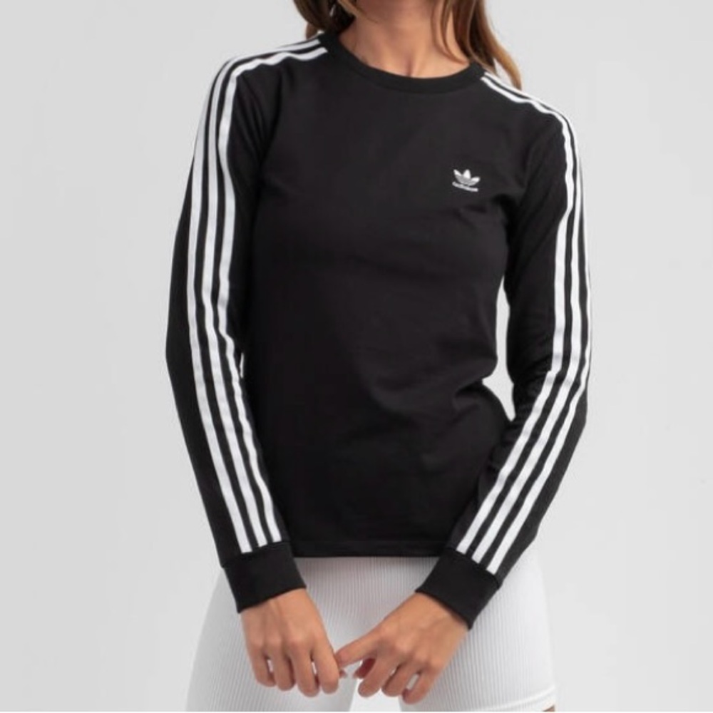 Adidas long sleeve tee 3-stripes